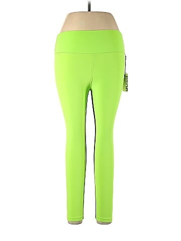 Splits 59 Solid Green Active Pants Size L - 66% off