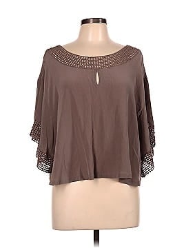 The Addison Story Long Sleeve Silk Top (view 1)