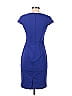 oasis Solid Blue Cocktail Dress Size 6 - photo 2