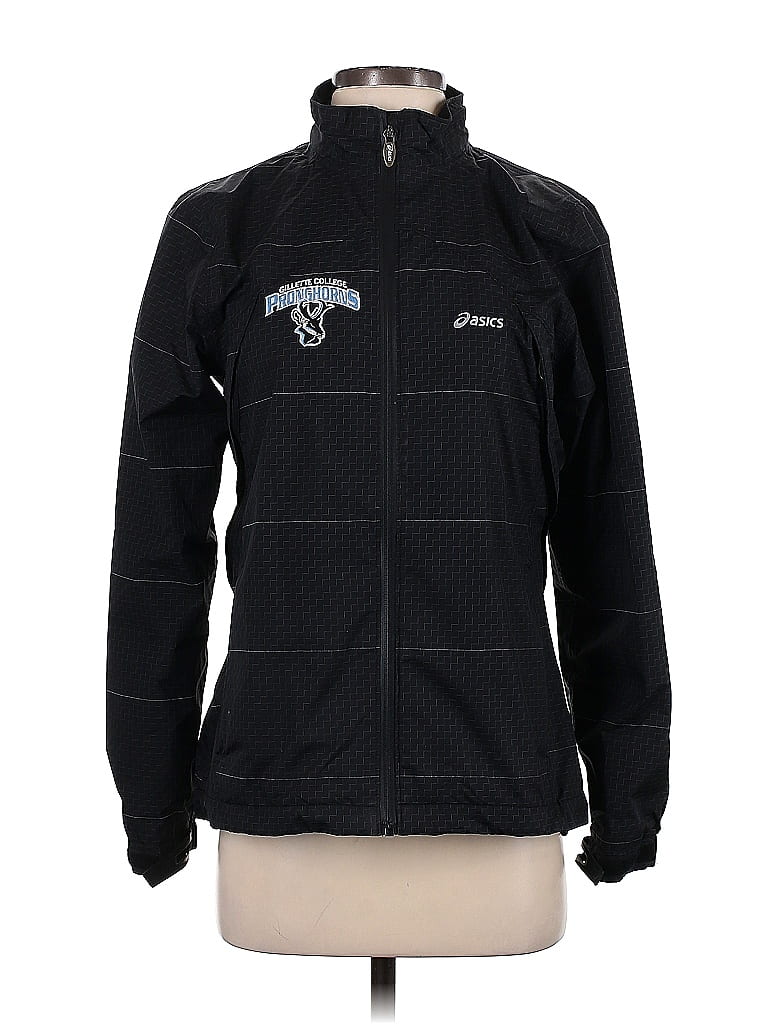 Pre-owned Asics Track Jacket In Black