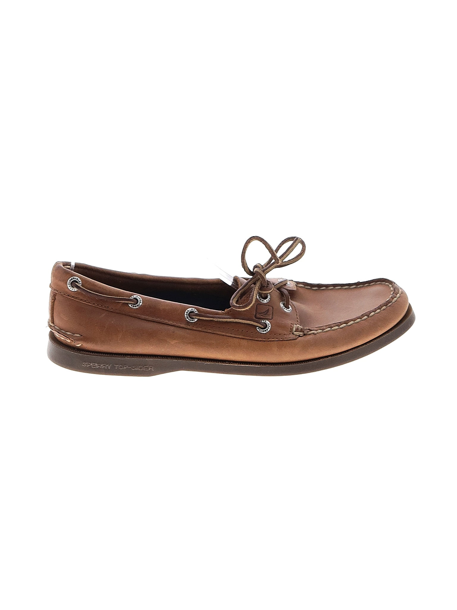 Sperry Top Sider Solid Brown Flats Size 9 63 off ThredUp