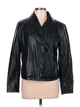 Ann Taylor Factory Faux Leather Jacket (view 1)