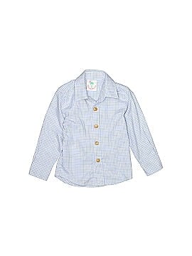 Shrimp & Grits Kids Long Sleeve Button-Down Shirt (view 1)