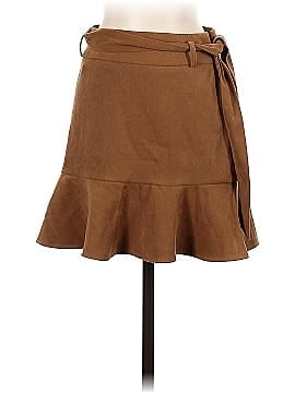 Miss Selfridge Faux Leather Skirt (view 1)