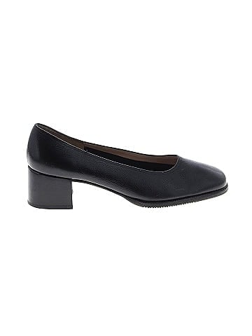 Salvatore Ferragamo 100% Leather Solid Black Heels Size 7 - 89% off