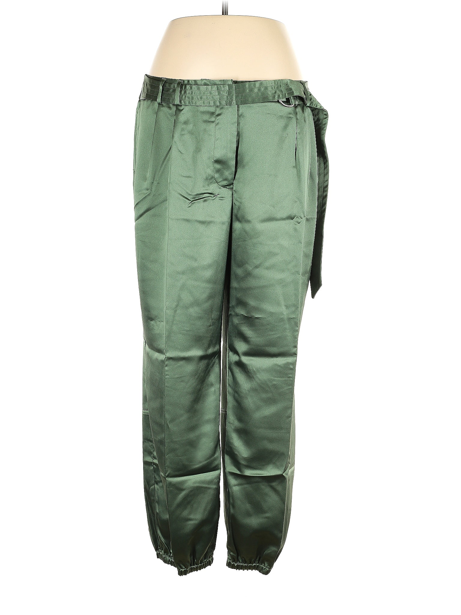 Anthropologie Maeve Sequin Green Pants Party Formal Size 8 New