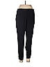Zara Basic Solid Black Casual Pants Size M - photo 2
