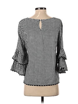 See and Be Seen 3/4 Sleeve Blouse (view 2)