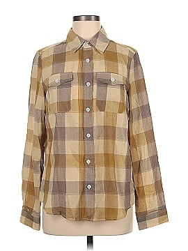 Listicle Long Sleeve Button-Down Shirt (view 1)