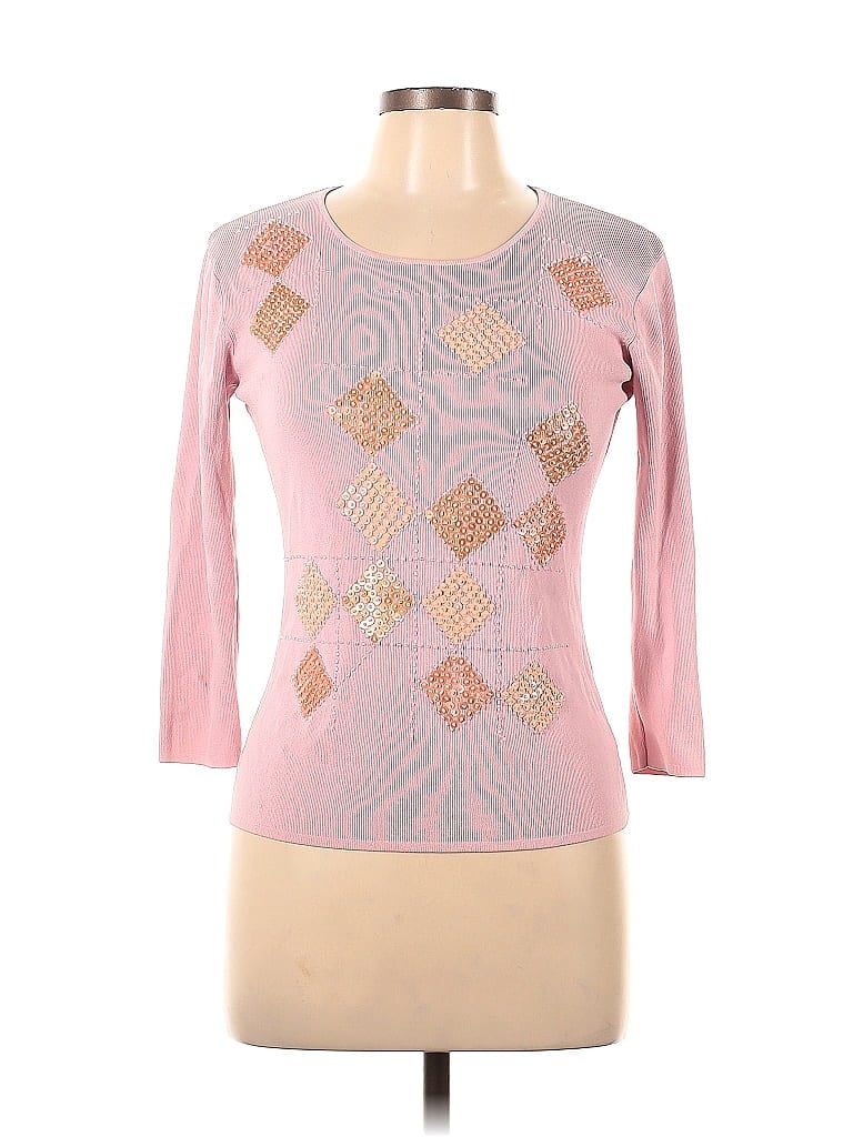 Lou Lou Pink Pullover Sweater Size L - photo 1