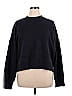 Unbranded Solid Black Pullover Sweater Size XL - photo 1