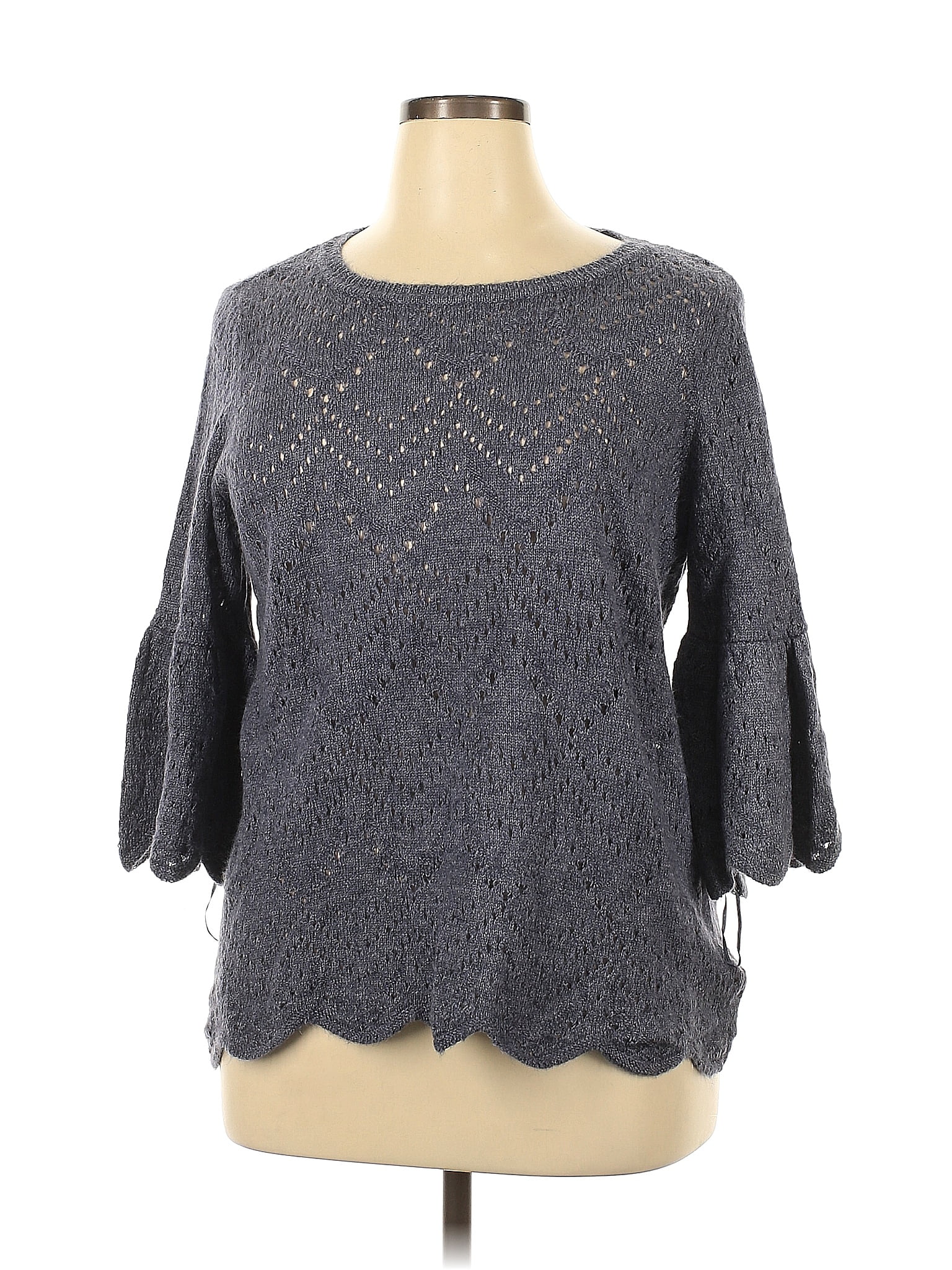 LC Lauren Conrad Lauren Conrad Gray Bow Back Sweater Size XL - $32 - From  Tinnie