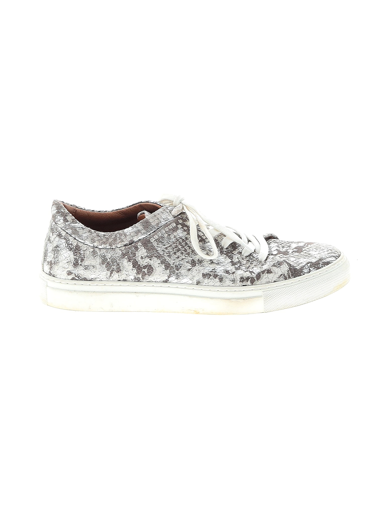 AQUATALIA Snake Print Multi Color Silver Sneakers Size 8 1 2 75