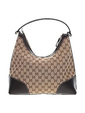 Gucci GG Canvas and Leather Medium Lovely Hobo (view 2)