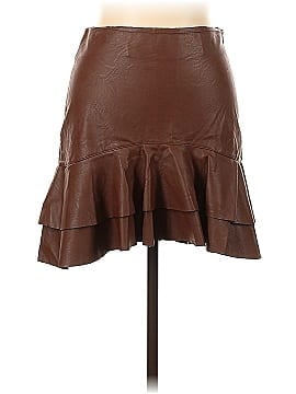 Soprano Faux Leather Skirt (view 1)