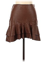 Soprano Faux Leather Skirt