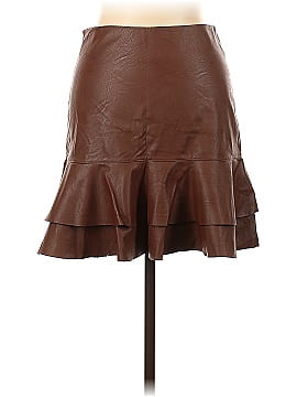 Soprano Faux Leather Skirt (view 2)