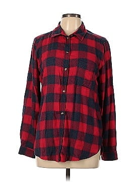 American Eagle Outfitters Long Sleeve Button-Down Shirt (view 1)