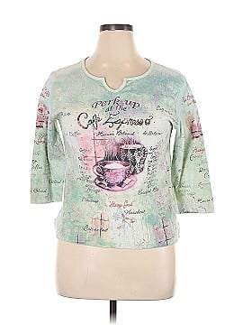 Cactus Bay Apparel Inc. by Lynee 3/4 Sleeve T-Shirt (view 1)
