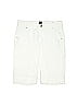 Jag Solid White Denim Shorts Size 4 - photo 1