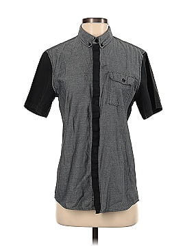 Foreign Exchange Short Sleeve Button-Down Shirt (view 1)