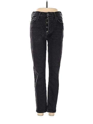 AGOLDE Solid Black Jeans Size 0 71 off ThredUp