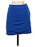 Forever 21 Solid Blue Casual Skirt Size S - photo 1