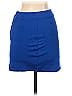 Forever 21 Solid Blue Casual Skirt Size S - photo 2