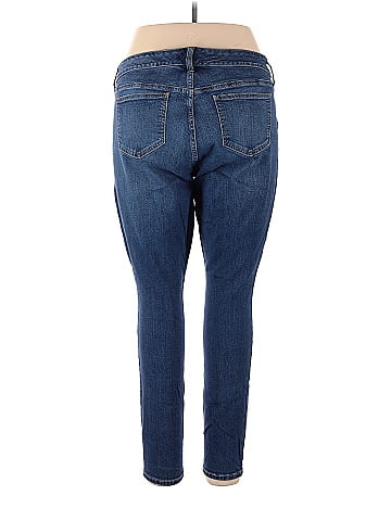 Torrid Solid Blue Jeans Size 16 (Plus) - 58% off