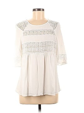 Pale Sky Short Sleeve Blouse (view 1)