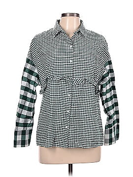 Trafaluc by Zara Long Sleeve Button-Down Shirt (view 1)