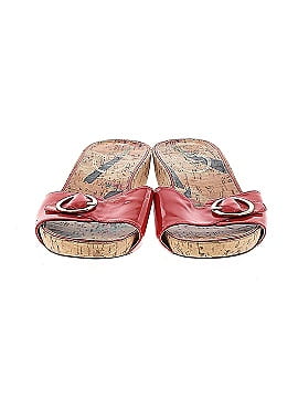 Emilio Pucci Patent Leather Slide Sandals (view 2)