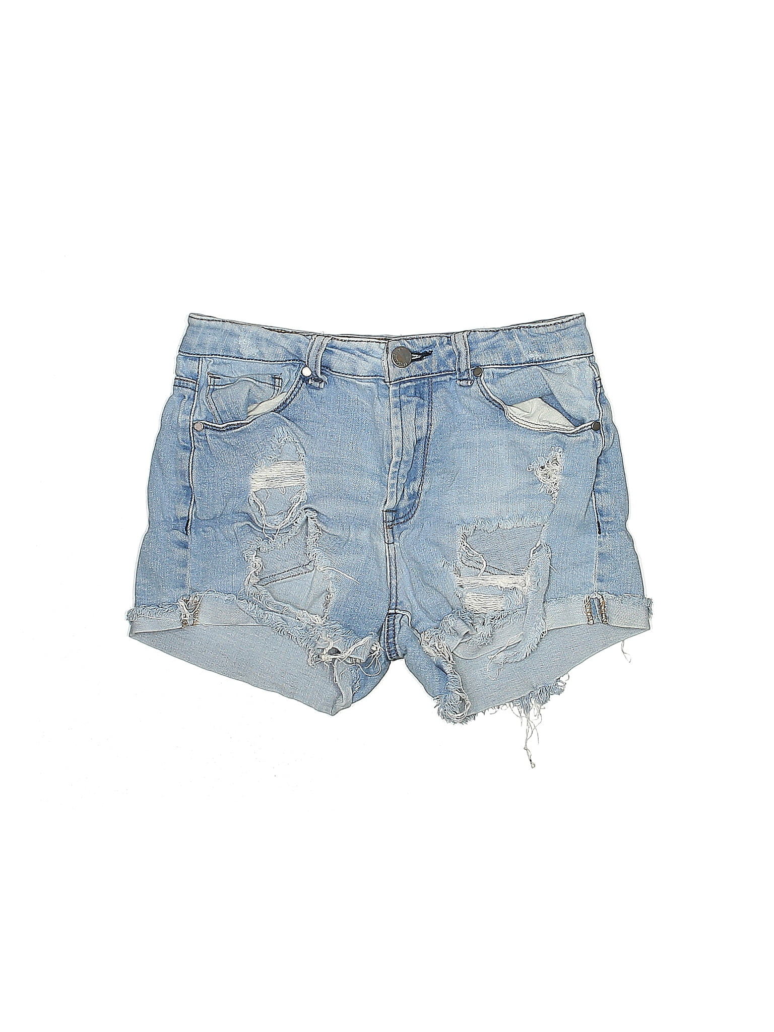 C'est Moi Recycled Poly/ Cotton Mid Short - Ice Blue main image 1