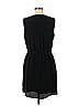 Apt. 9 100% Polyester Color Block Solid Black Casual Dress Size M - photo 2