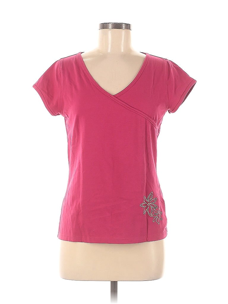 Royal Robbins Solid Pink Short Sleeve Top Size M 65 Off Thredup