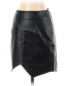 Tea & Cup Faux Leather Skirt (view 1)