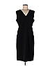 Donna Karan New York Solid Black Casual Dress Size 10 - photo 1