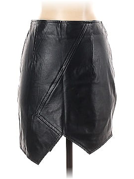 Tea & Cup Faux Leather Skirt (view 2)