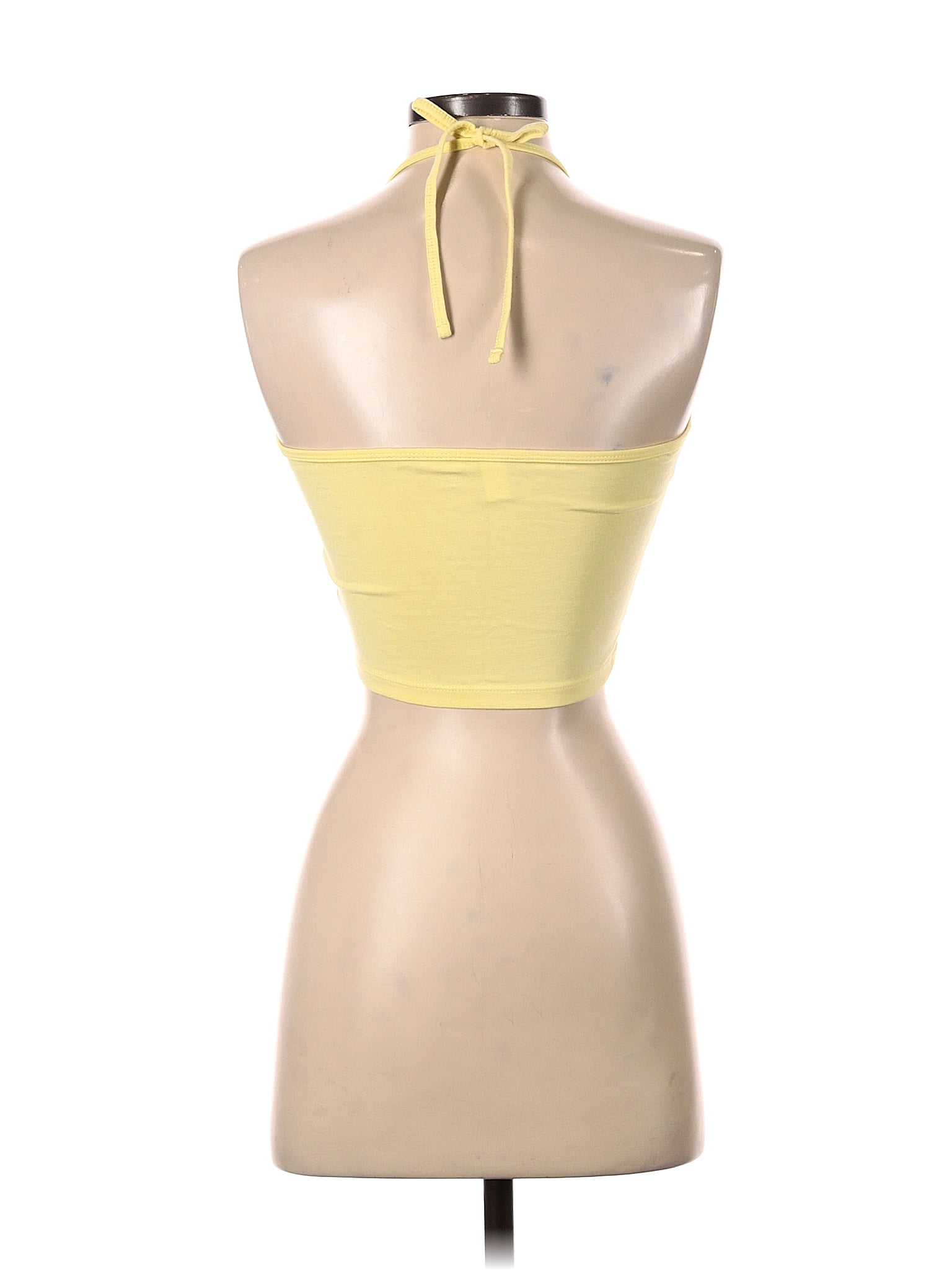 Solid Yellow Halter Top