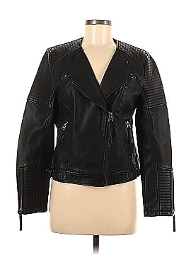 Topshop Faux Leather Jacket (view 1)
