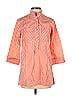 Pennington & Bailes 100% Cotton Orange Long Sleeve Button-Down Shirt Size S - photo 1