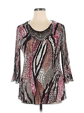 Signature by Larry Levine Long Sleeve Blouse (view 1)