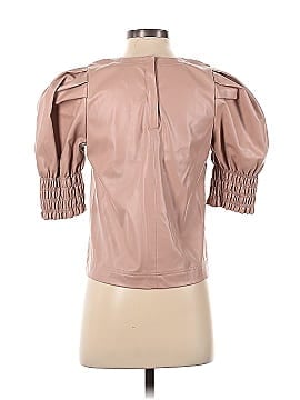 Saylor Faux Leather Top (view 2)