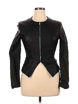Michael Kors Collection Lamb Leather Jacket (view 1)