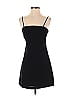 Lulus 100% Polyester Solid Black Casual Dress Size S - photo 1