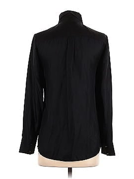 Banana Republic Monogram Long Sleeve Silk Top (view 2)