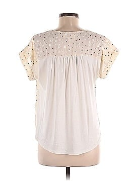 Flower & Feather Short Sleeve Blouse (view 2)
