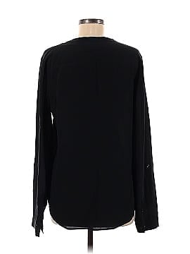 Trouve Long Sleeve Silk Top (view 2)