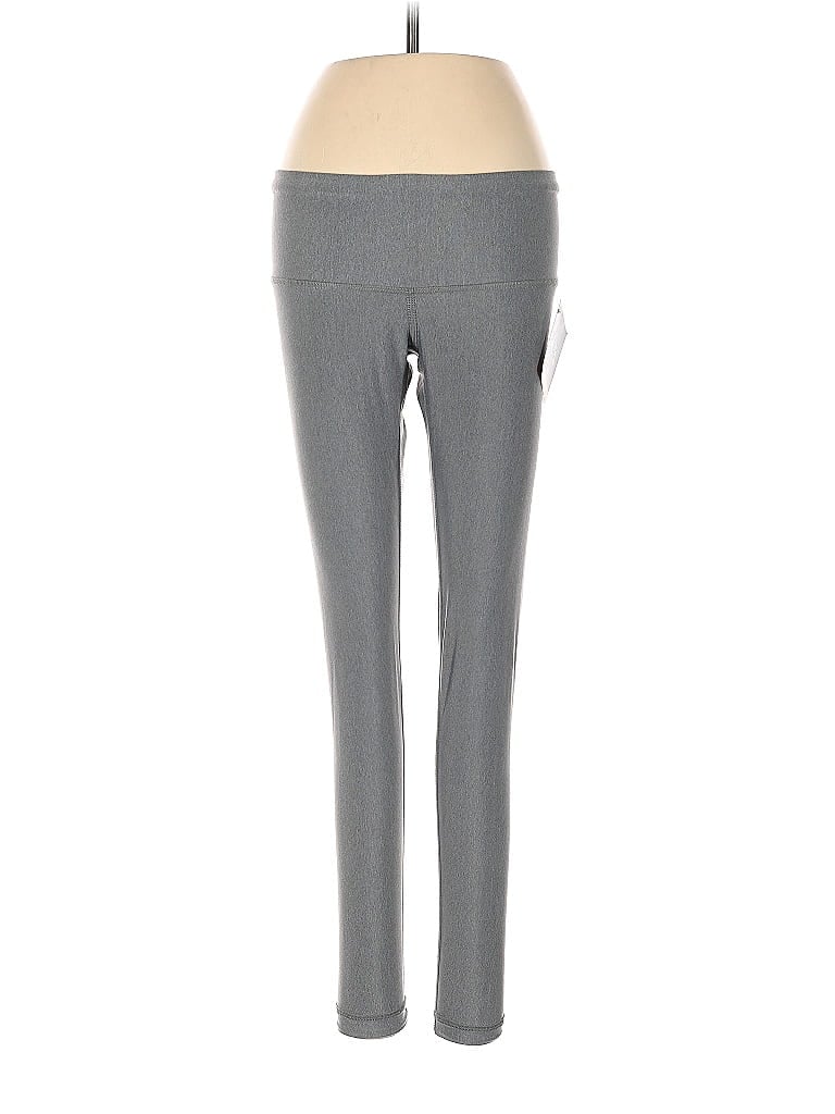 Pre-owned Nux Leggings In Gray