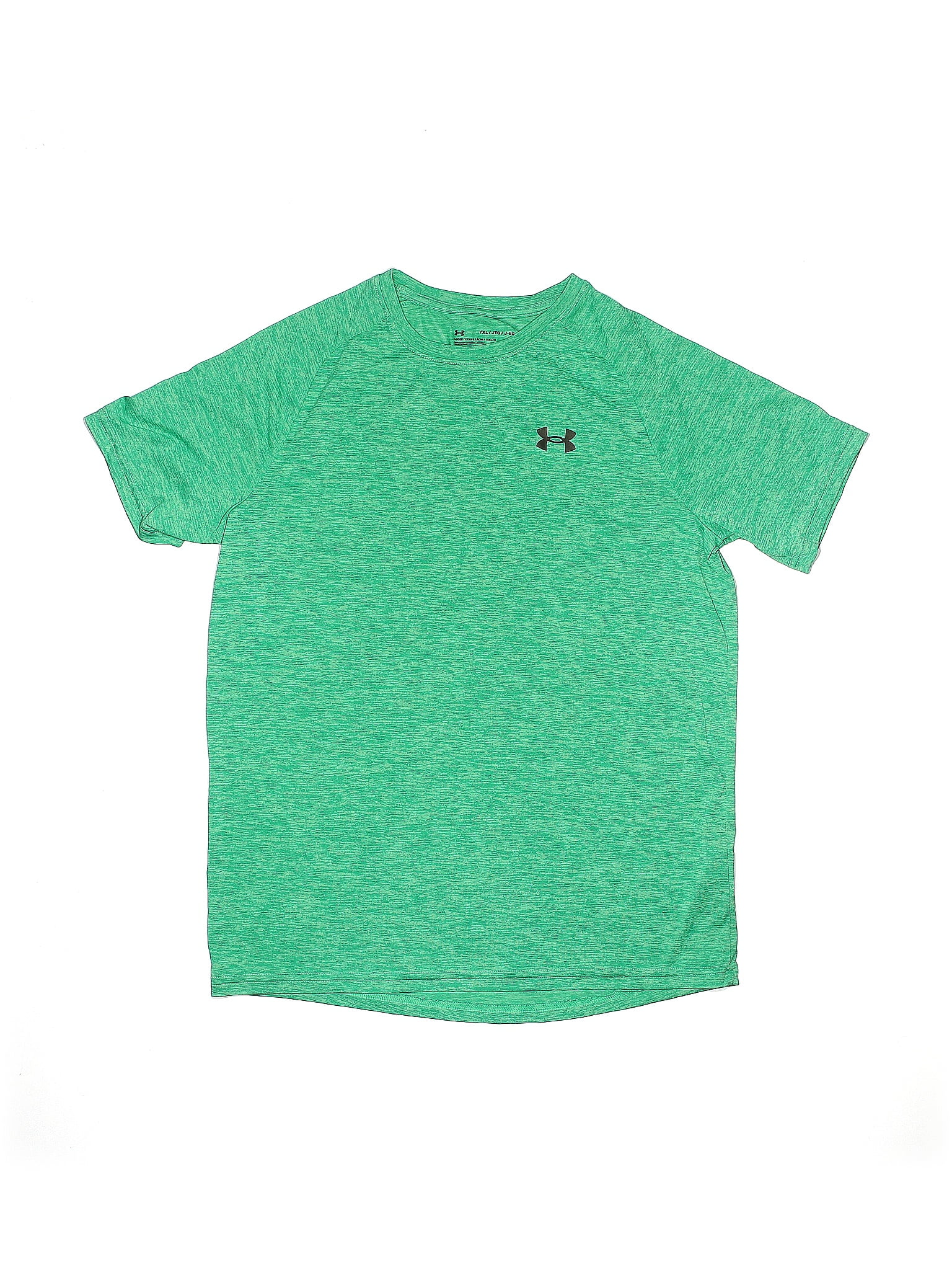 Under Armour 100% Polyester Green Active T-Shirt Size X-Large (Youth) - 53%  off